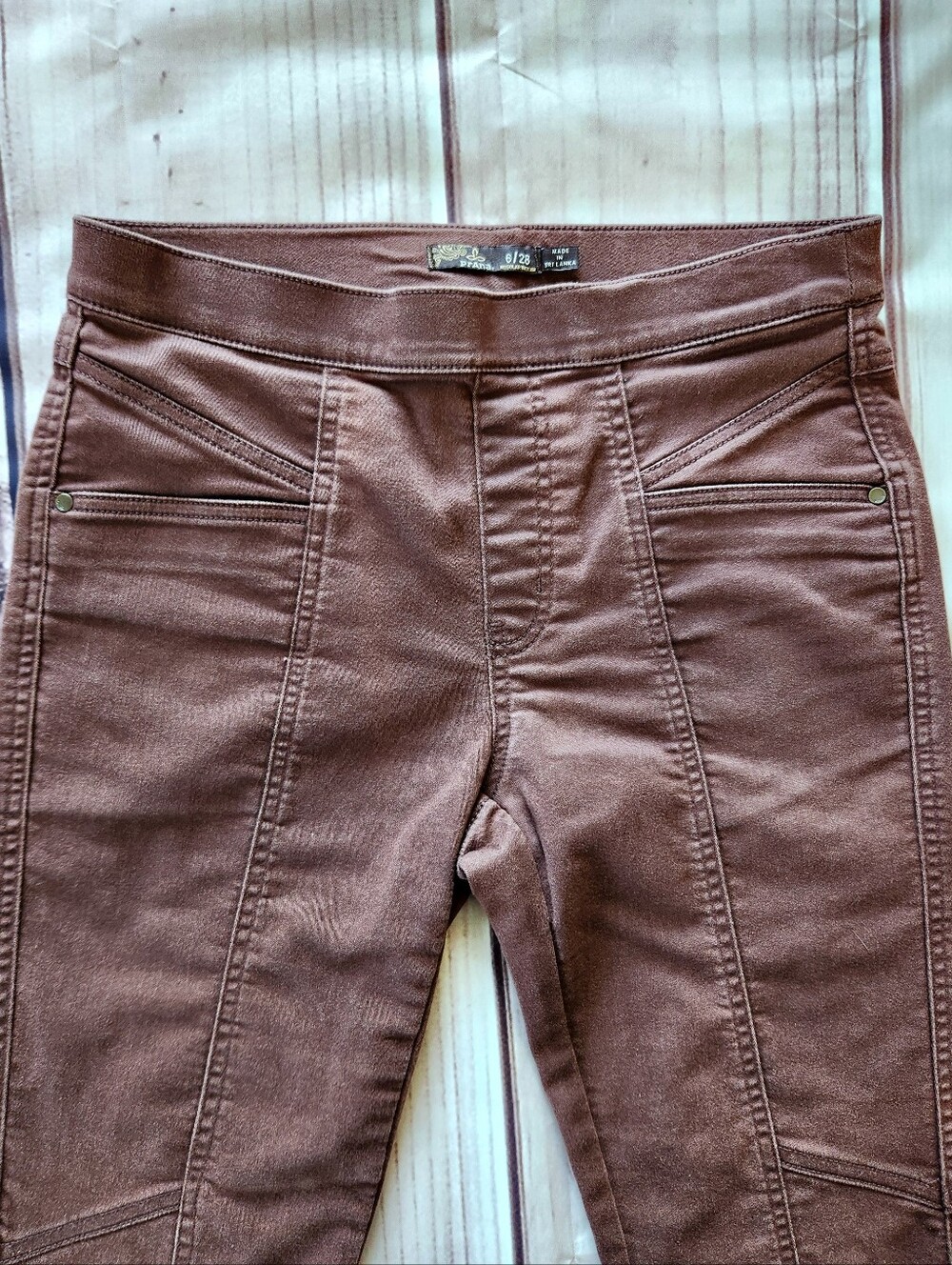 Prana "Jordy Jegging" Pull-on Pant Legging Faded Red | Women's Size 6 - Picture 6 of 13